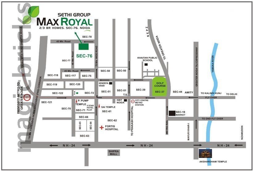 Sethi Max Royal  floor plan layout